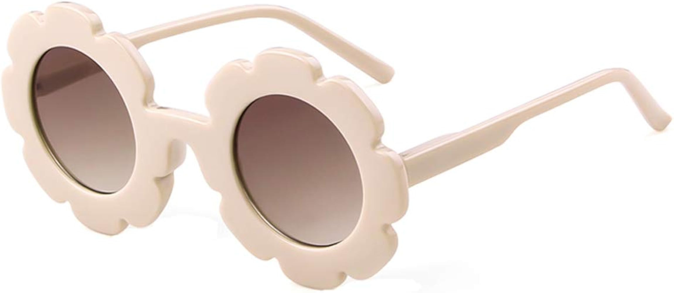 Kids Sunglasses Round Flower UV400 Protection Colorful Glasses for Children Girl Boy | Amazon (US)