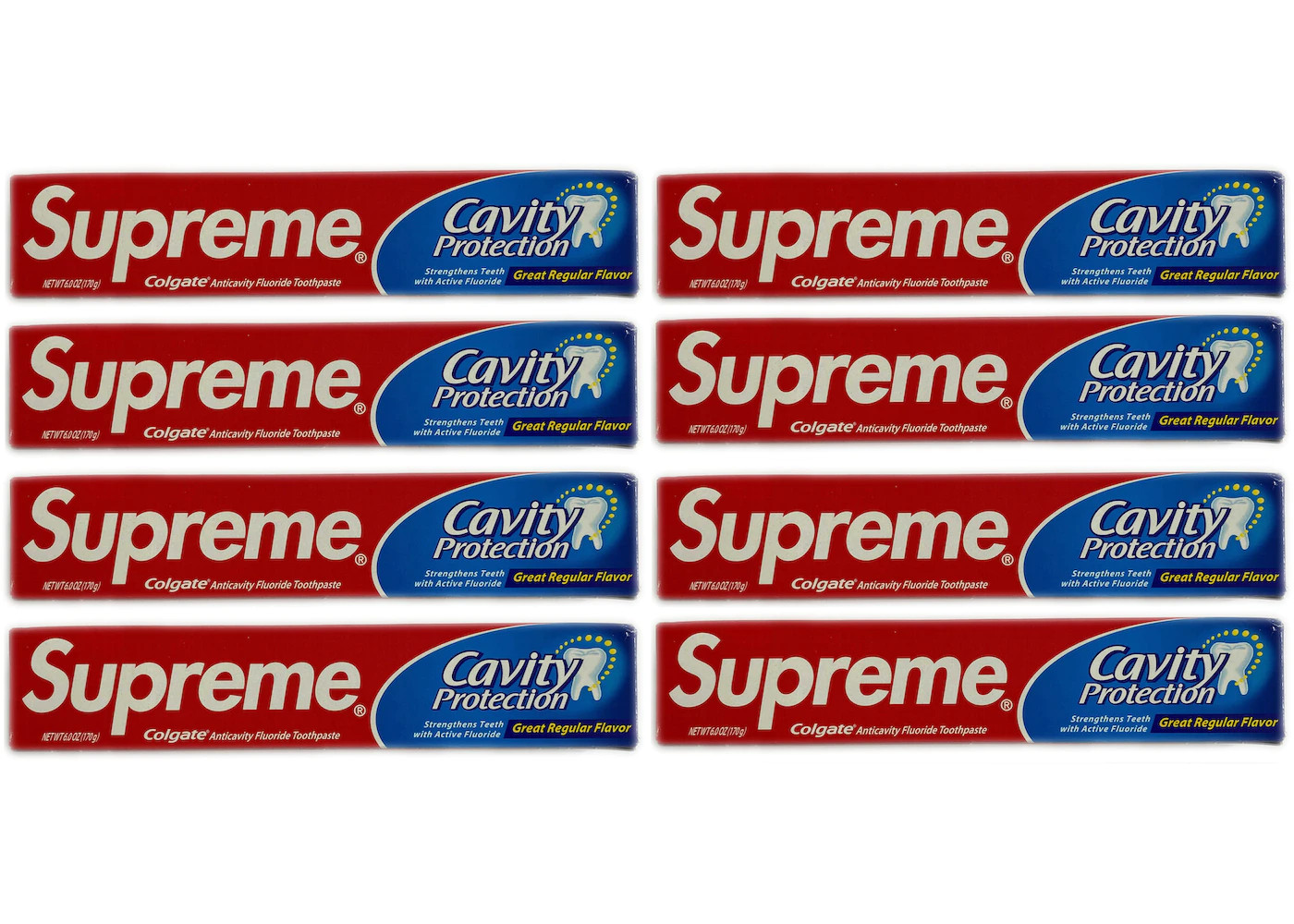 Supreme x Colgate Toothpaste 8x Lot (Not Fit For Human Use) | StockX