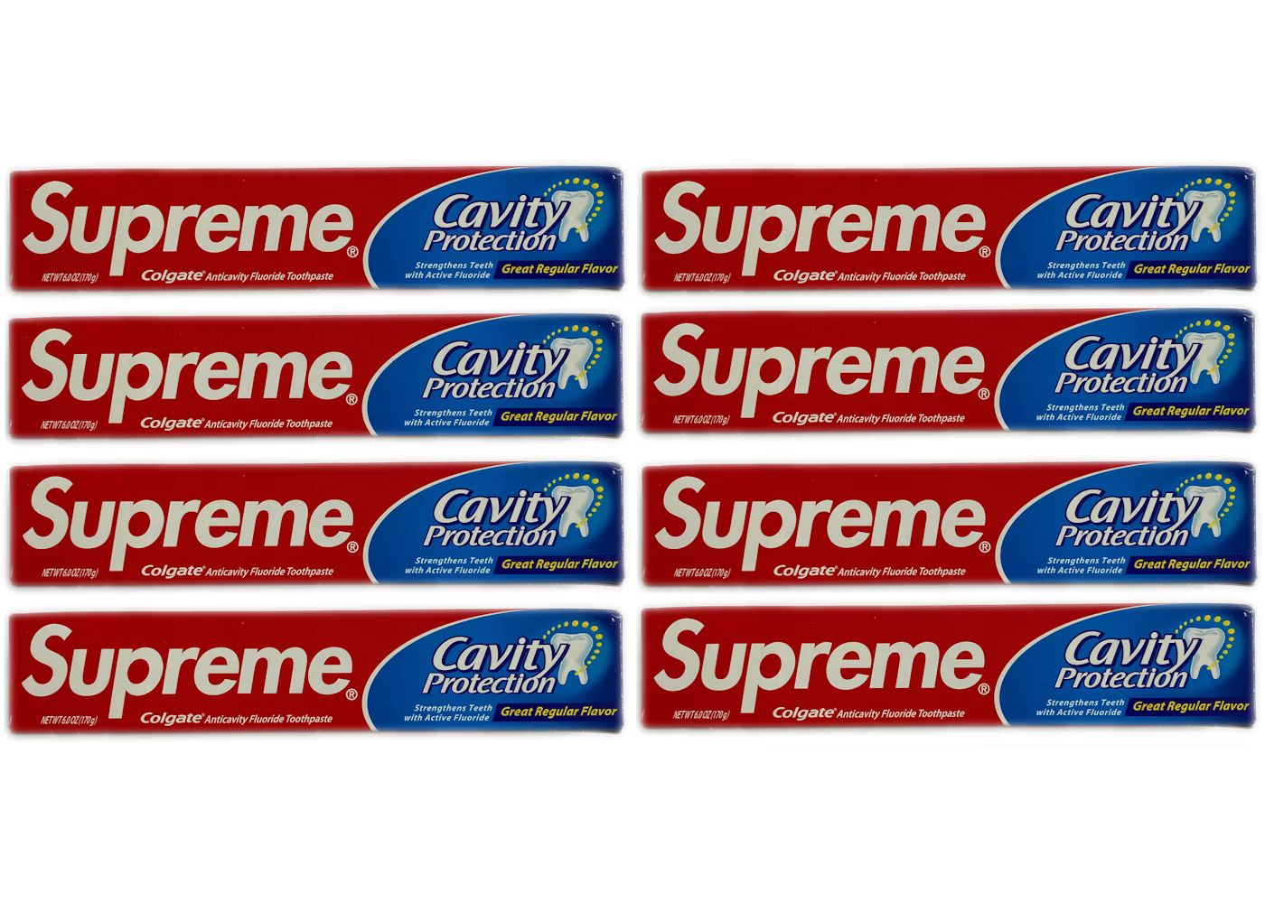 Supreme x Colgate Toothpaste 8x Lot (Not Fit For Human Use) | StockX