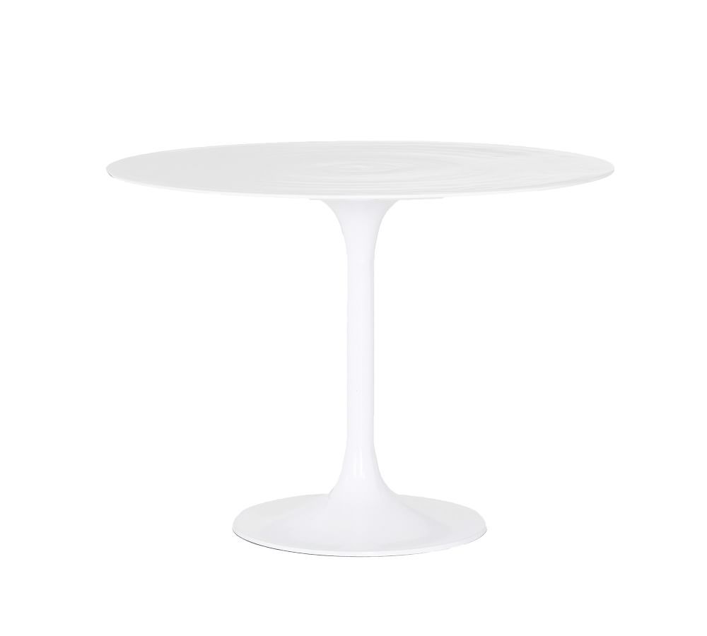 Collier 41.5" Metal Round Dining Table | Pottery Barn (US)