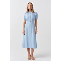 Francis Timeless Pintuck Crepe Midi Dress | Ghost