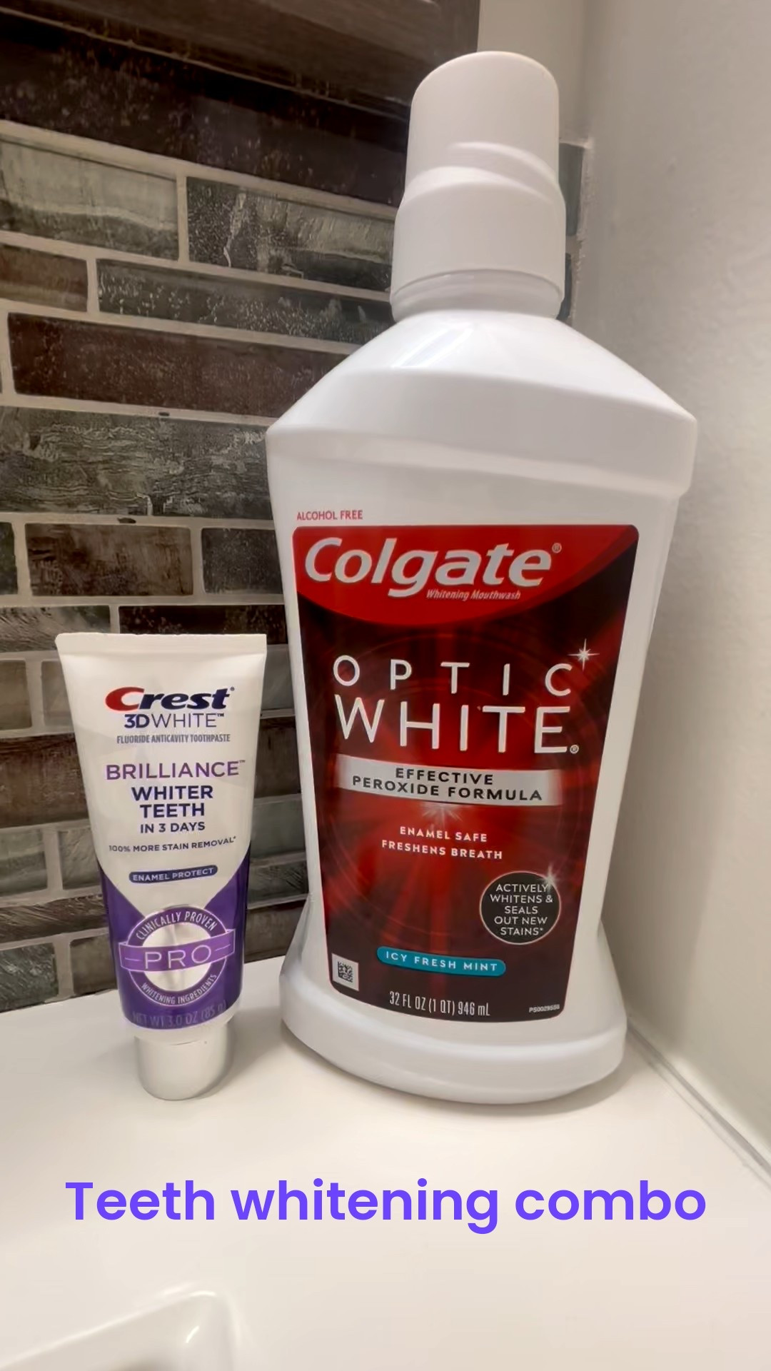 If you’re trying to get your teeth whiter fast, this is an epic combo! This Crest Brilliance tooth paste paired with Colgate’s Optic White mouthwash is the duo you need to be sparkling this holiday season ✨ 



#LTKBeauty #LTKmorningroutine #LTKselfcare