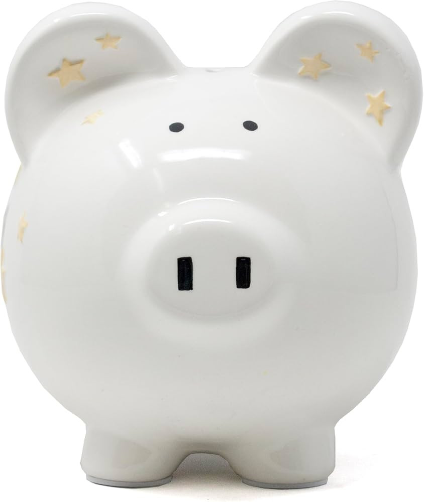 Child to Cherish Ceramic Piggy Bank, Air Balloon | Amazon (US)