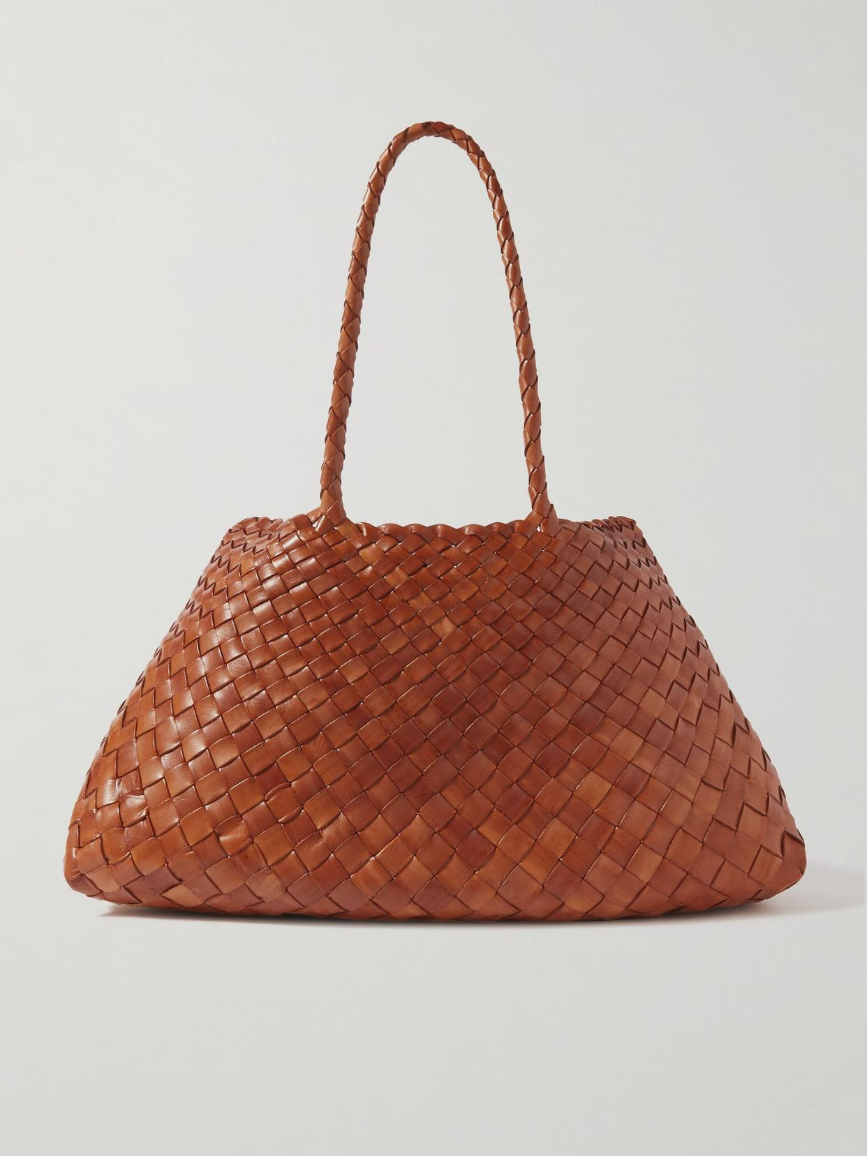 Dragon Diffusion - Santa Croce Big Woven Leather Tote Bag - Tan | NET-A-PORTER (UK & EU)