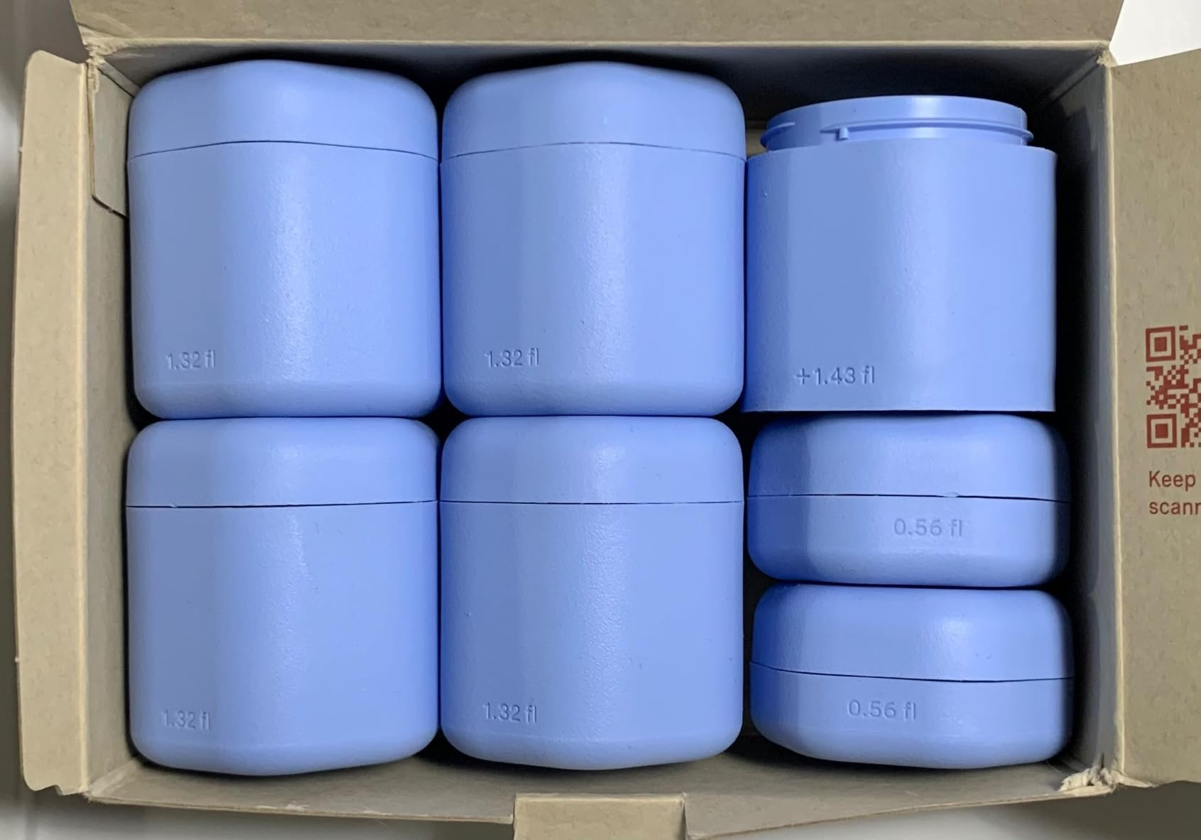 Cadence Travel Containers - Full Skincare Set - Magnetic Travel Capsules - 2 Small (0.56oz), 4 Medium Capsules (1.32oz), & Extender (1.43oz) with Multiple Labels for Better Organization - Pacific | Amazon (US)