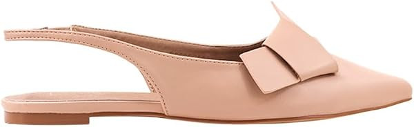 SHUSHOP Womens Audrey Slingback Flats Casual | Amazon (US)