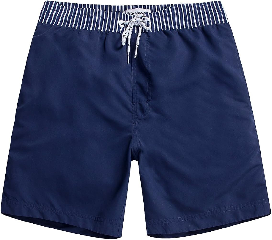maamgic Mens Swim Trunks Quick Dry Swim Shorts with Mesh Lining Funny Swimwear Bathing Suits | Amazon (US)