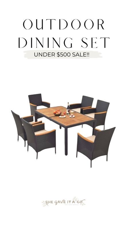 outdoor dining set on sale!! from target!!

#LTKHome #LTKStyleTip #LTKSaleAlert