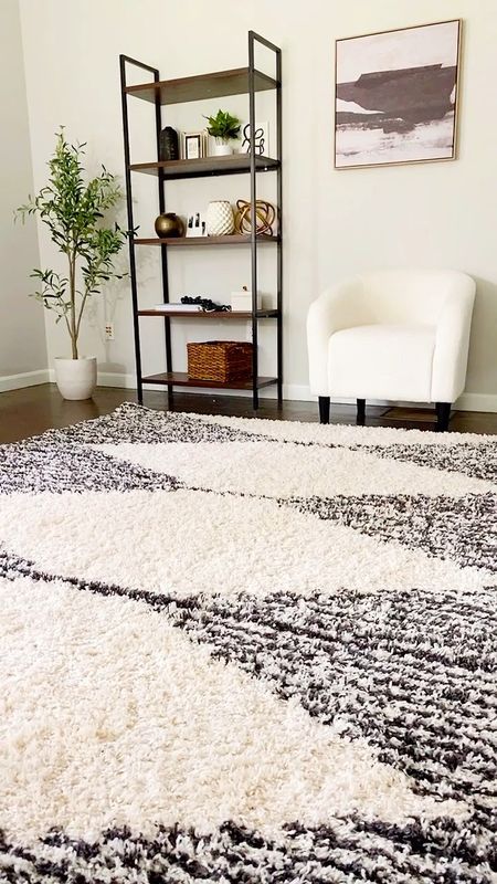 Wayday sale! Beautiful rug for any space in your home. Neutral home decor finds. Neutral rug. Black and ivory rug. Home decor finds. Affordable home decor. 

#LTKFind #LTKsalealert #LTKhome