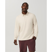 Vuori Long Sleeve Cypress Rugby | Bone | Medium | Vuori Clothing (US & Canada)