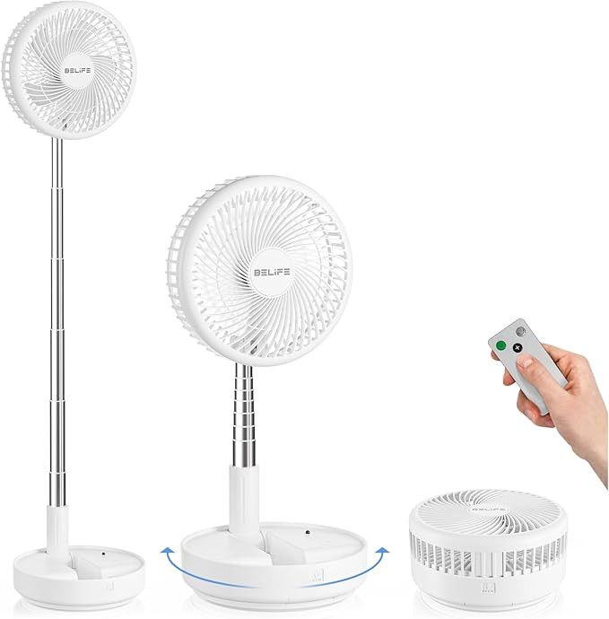 Belife X8 Portable Fan, Cordless 7200mAh Battery Operated Oscillating Fan, USB Rechargeable Desk ... | Amazon (US)