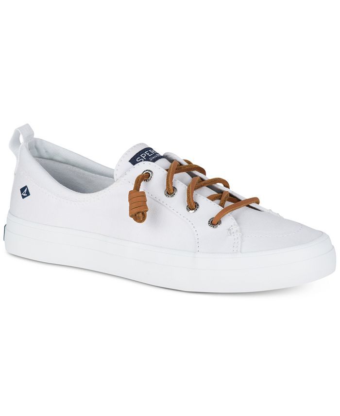 Sperry Women's Crest Vibe Memory-Foam Canvas Sneakers  & Reviews - Athletic Shoes & Sneakers - Sh... | Macys (US)