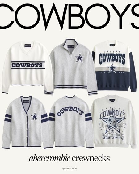 NEW #DallasCowboys crewneck from Abercrombie! #football #nfl #graphic  
