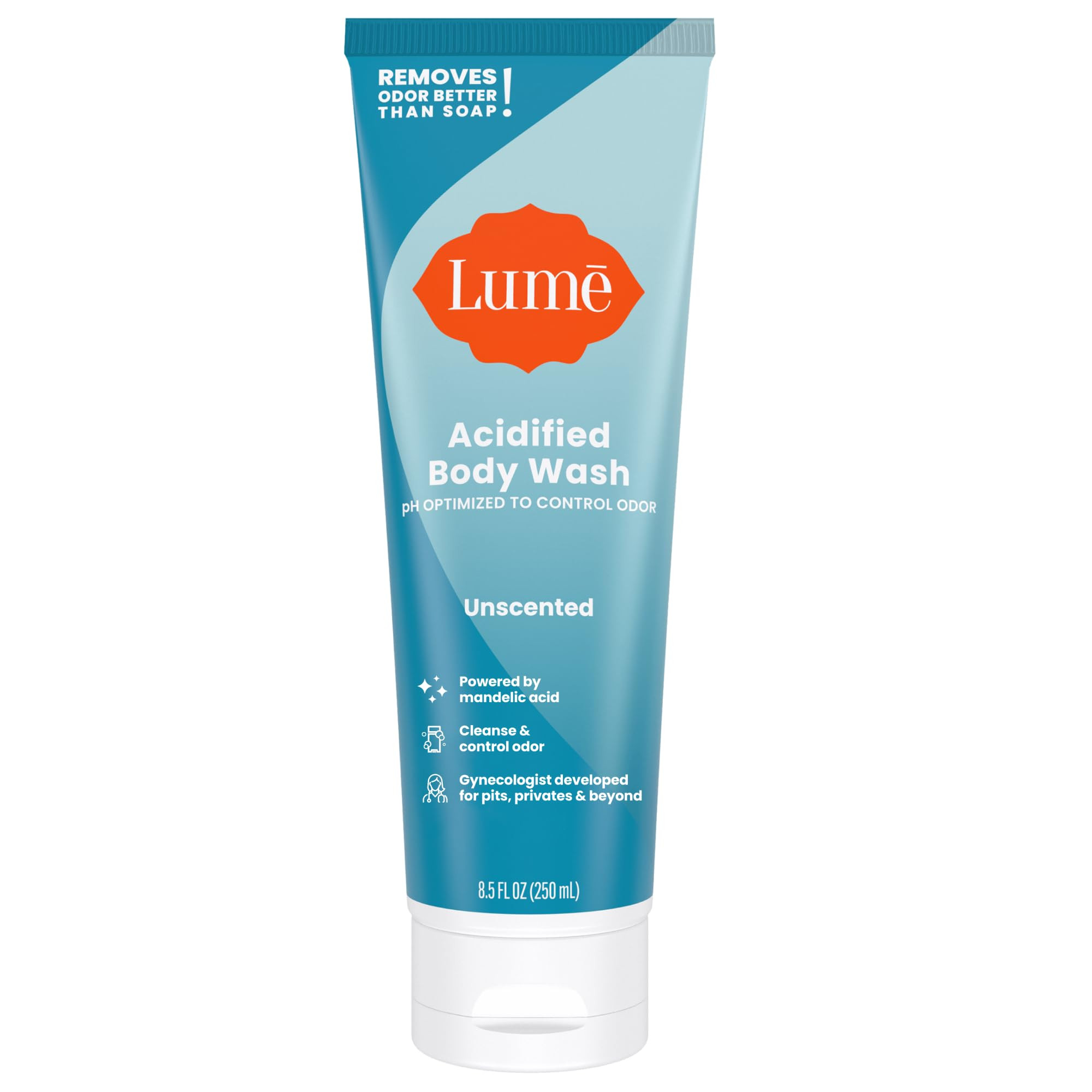 Lume Acidified Body Wash - 24 Hour Odor Control - Removes Odor Better than Soap - Moisturizing Fo... | Amazon (US)