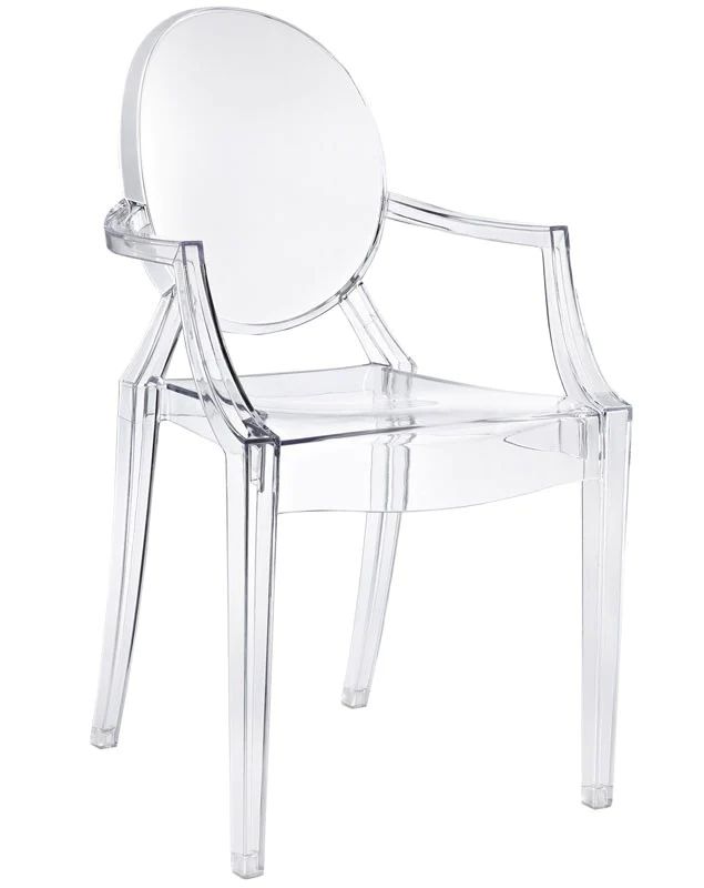 Magnolia Arm Chair CLEAR ACRYLIC | Apt2B Furniture and Home Decor