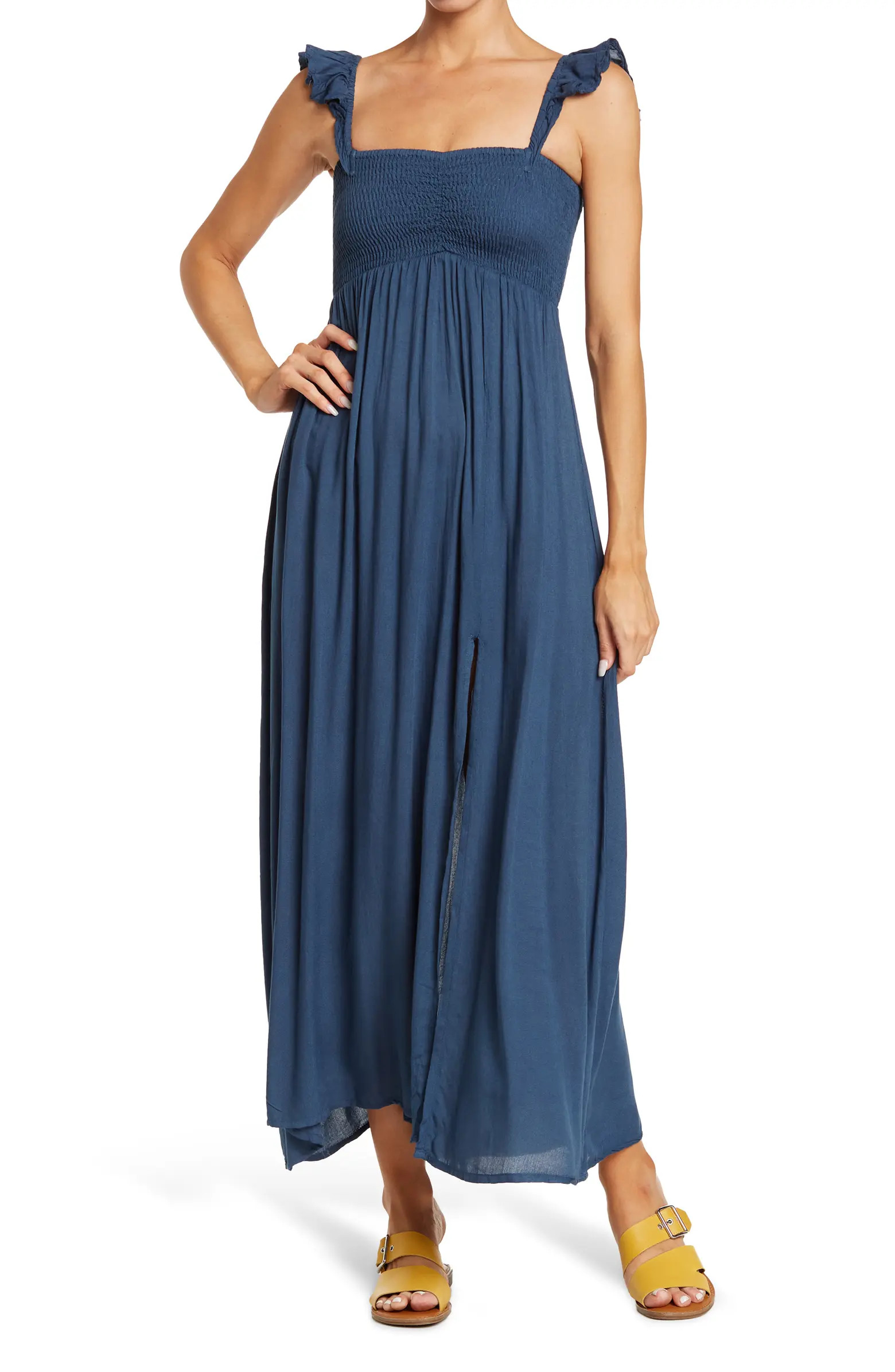 BOHO ME Smocked Off Shoulder Maxi Dress | Nordstromrack | Nordstrom Rack