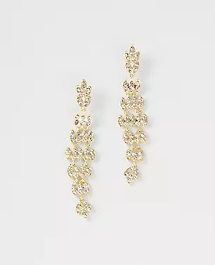 Metal-Chain Drop Earrings | Ann Taylor (US)