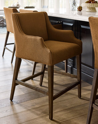 Bramwell Counter Stool (Ready to Ship) Dark Oak | McGee & Co. (US)