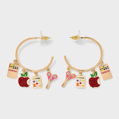 SUGARFIX by BaubleBar Backpack Essentials Statement Earrings - Gold | Target