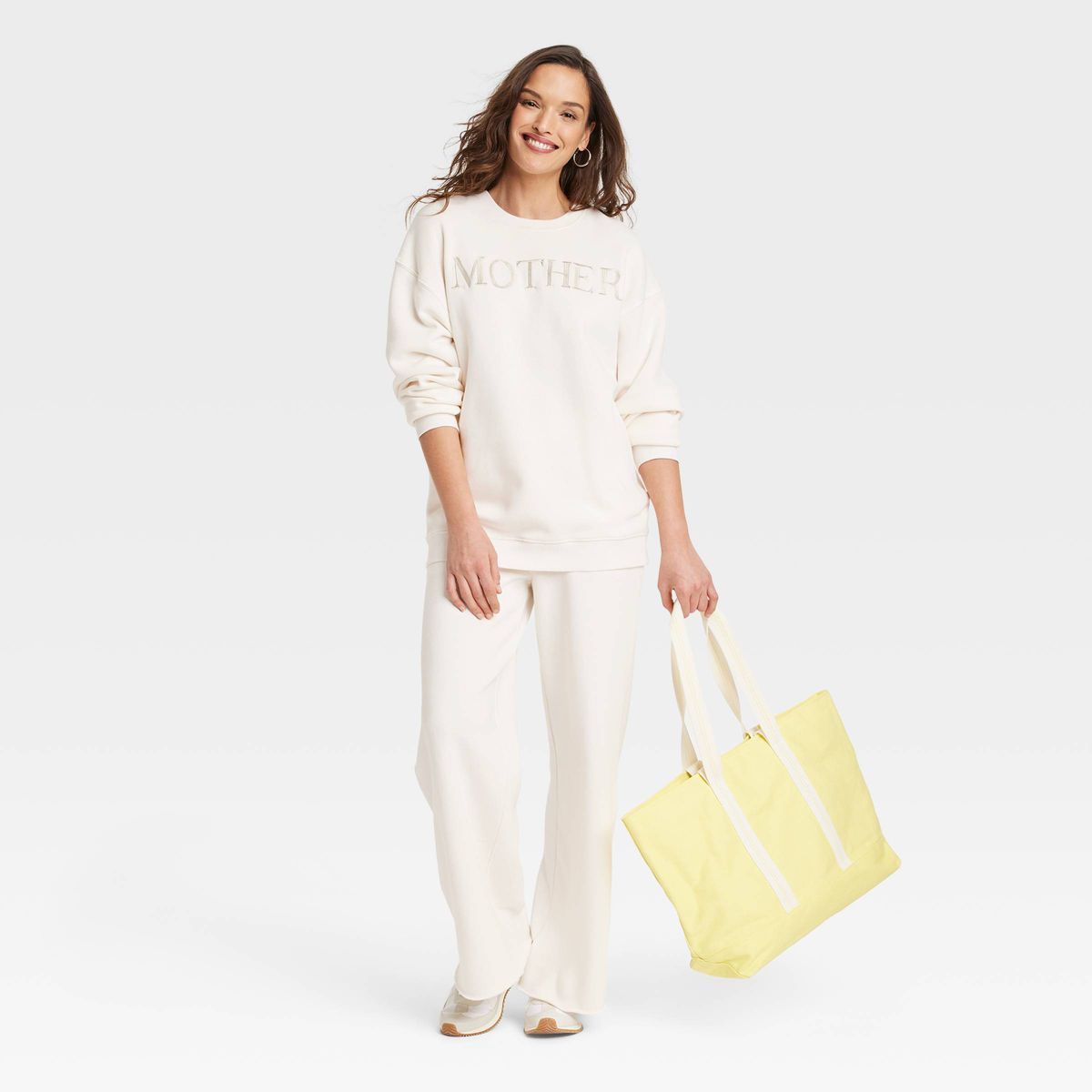 Women's Mother Graphic Sweatshirt - White | Target