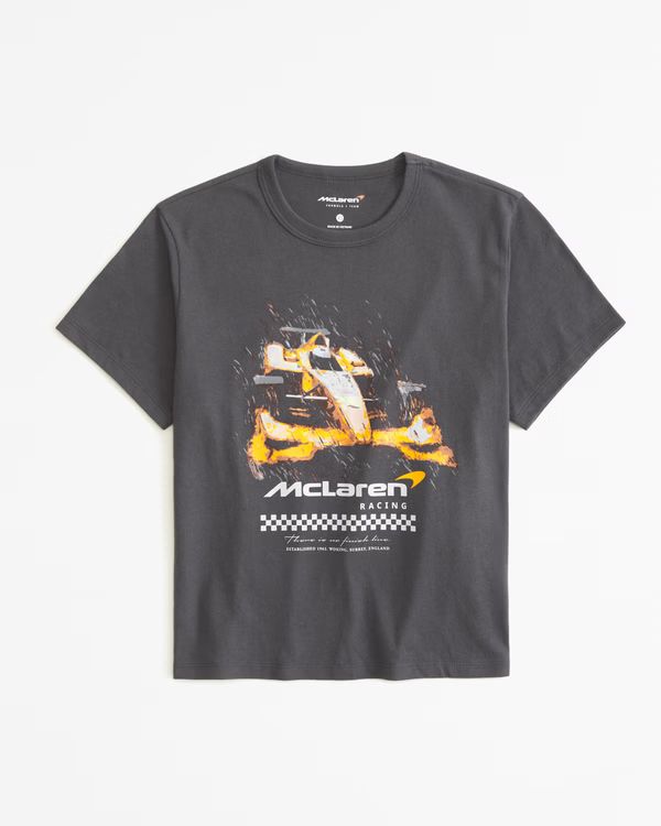 Short-Sleeve McLaren Graphic Skimming Tee | Abercrombie & Fitch (US)