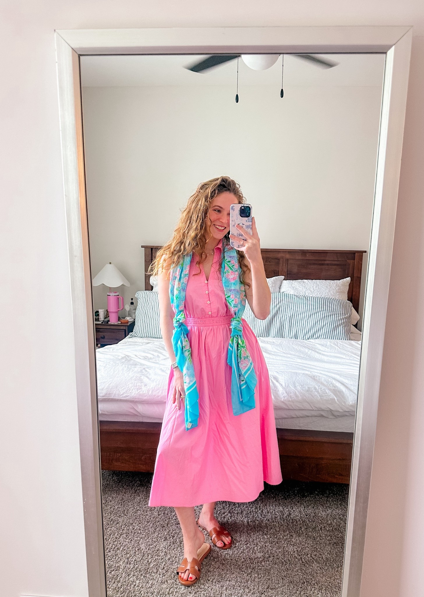 Saturday OOTD 🌸☀️ | Preppy Style | Classic Style | Summer Style | Summer Outfit | Maxi Dress | Silk Scarf