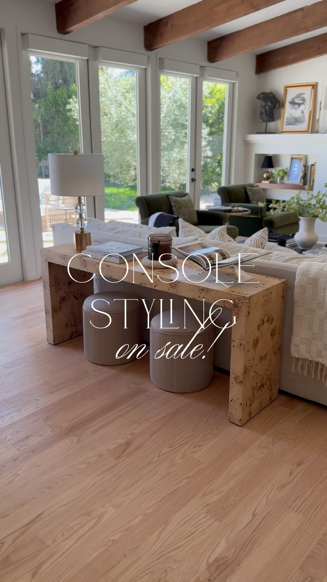 My Burl wood sofa console table from Wayfair is on MAJOR sale along with a number of these pieces I used for styling!

#LTKSaleAlert #LTKStyleTip #LTKHome