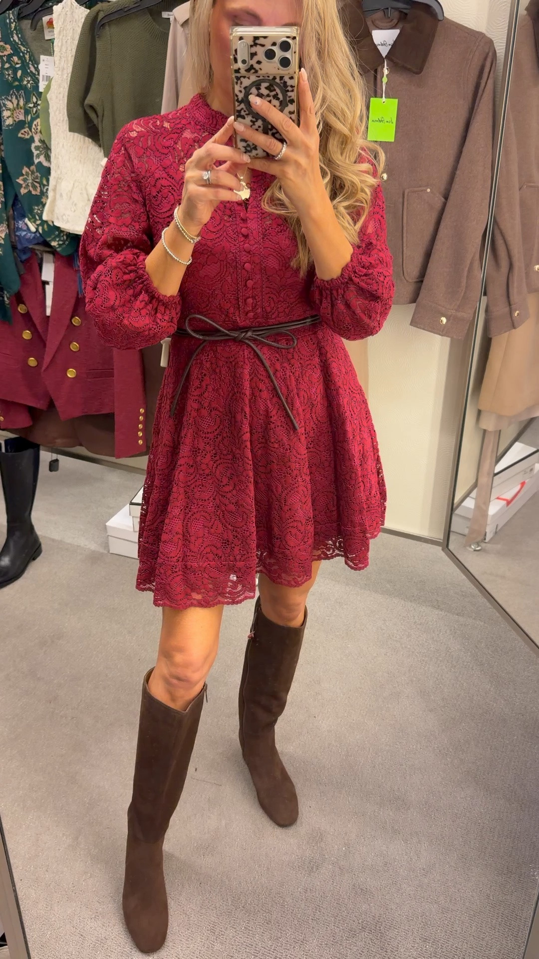 Nsale dress I LOVE! Budget friendly 
Wearing small, tts 

Dress also comes in black lace

#LTKgrwm #LTKOver40 #LTKSaleAlert