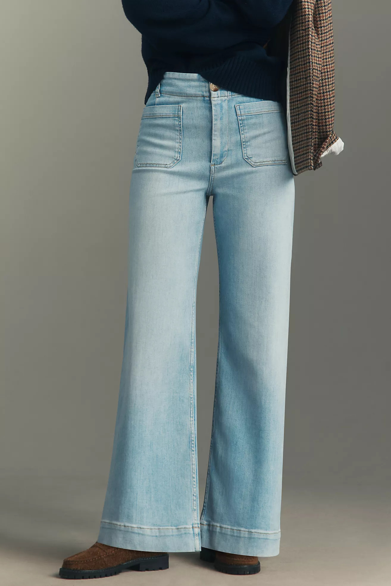 The Colette Full-Length Wide-Leg Jeans by Maeve | Anthropologie (US)