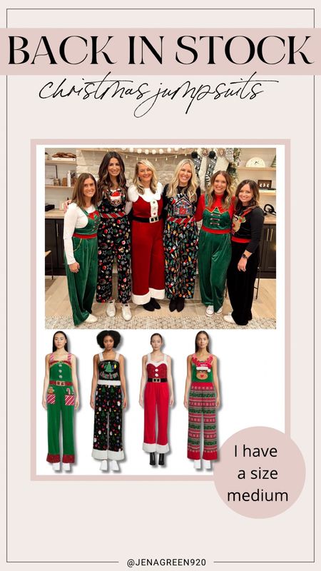 Christmas outfit | Christmas jumpsuit | holiday outfit | ugly Christmas sweater 
(I’m in a medium for length) 

#LTKparties #LTKSeasonal #LTKHoliday