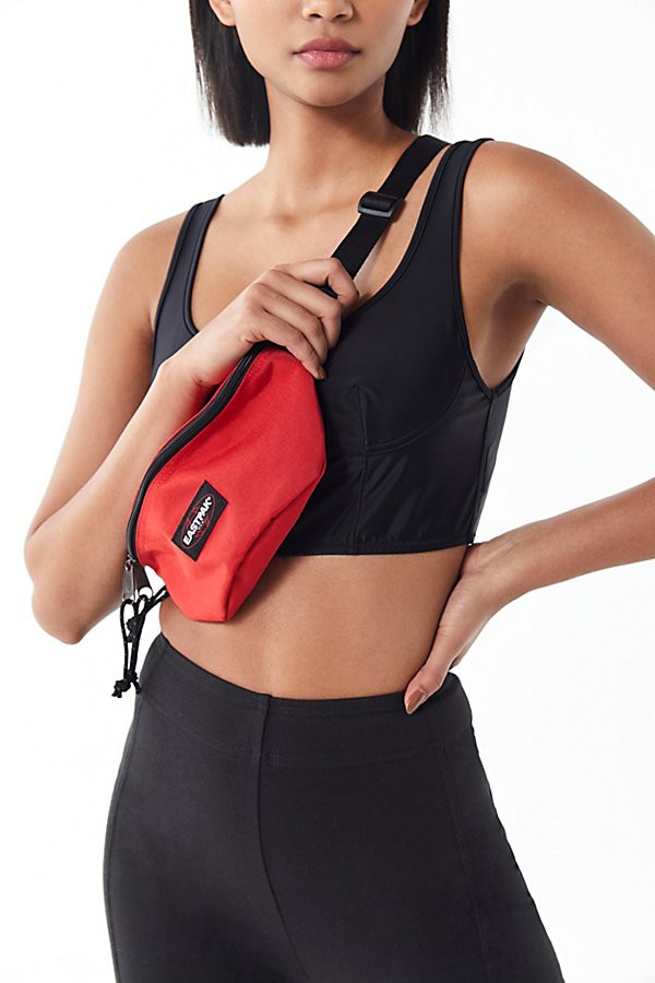 Eastpak Springer Canvas Belt Bag - Red at Urban Outfitters | Urban Outfitters (US and RoW)