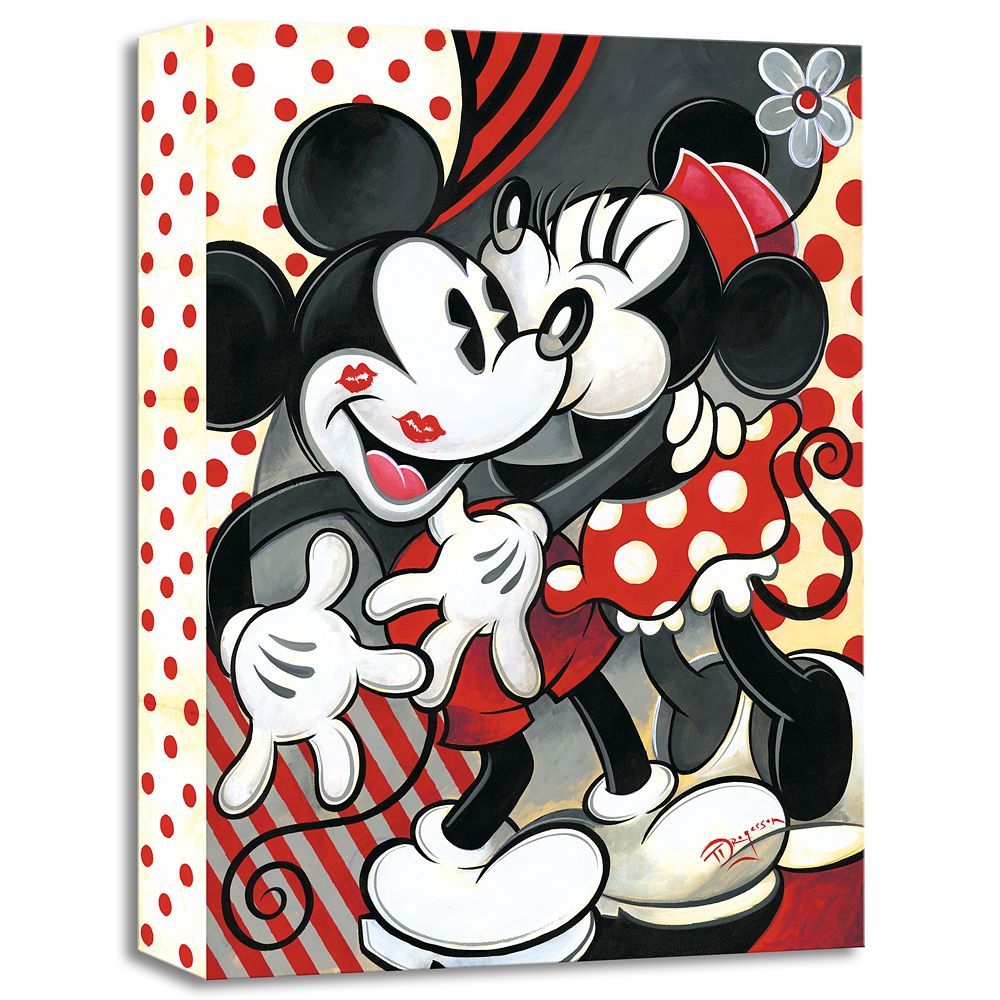 ''Hugs and Kisses'' Giclée on Canvas by Tim Rogerson | Disney Store