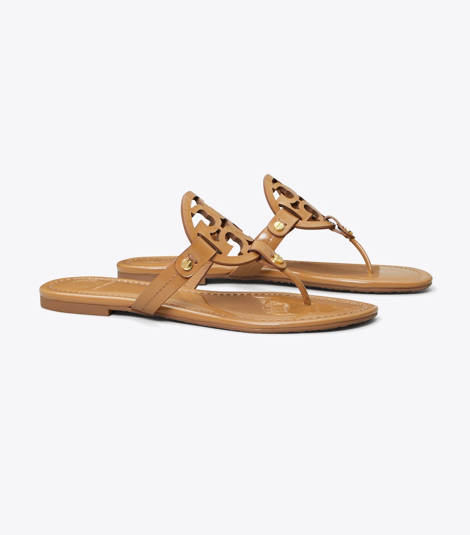 Tory Burch Miller Sandal, Patent Leather: Women's Shoes  | Tory Burch | Tory Burch (US)
