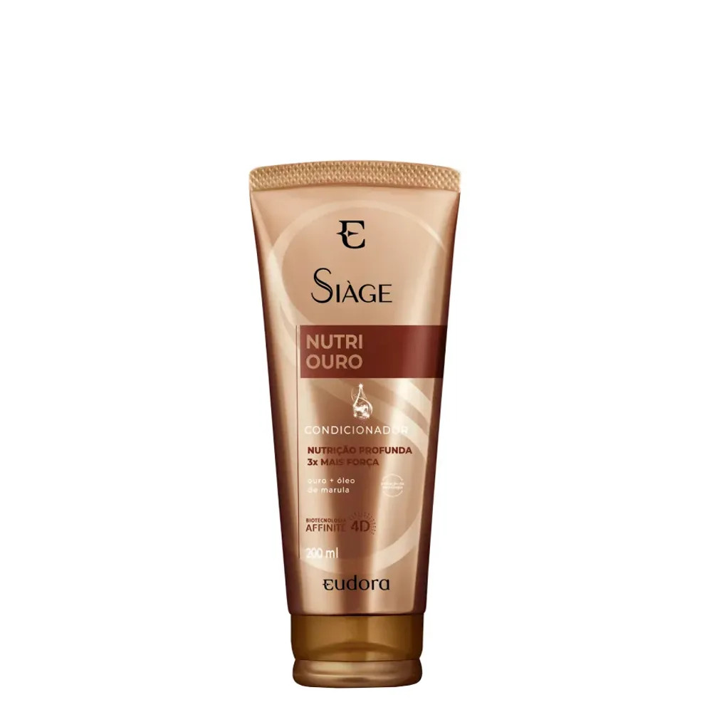 Condicionador Eudora Siáge Nutri Ouro 4D 200 ml - AMOBELEZA - Produtos para Cabelo, Perfumes e M... | Amobeleza (BR)