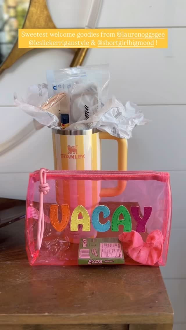 Sweetest welcome goodies from @laurenoggsgee @lesliekerriganstyle & @shortgirlbigmood !