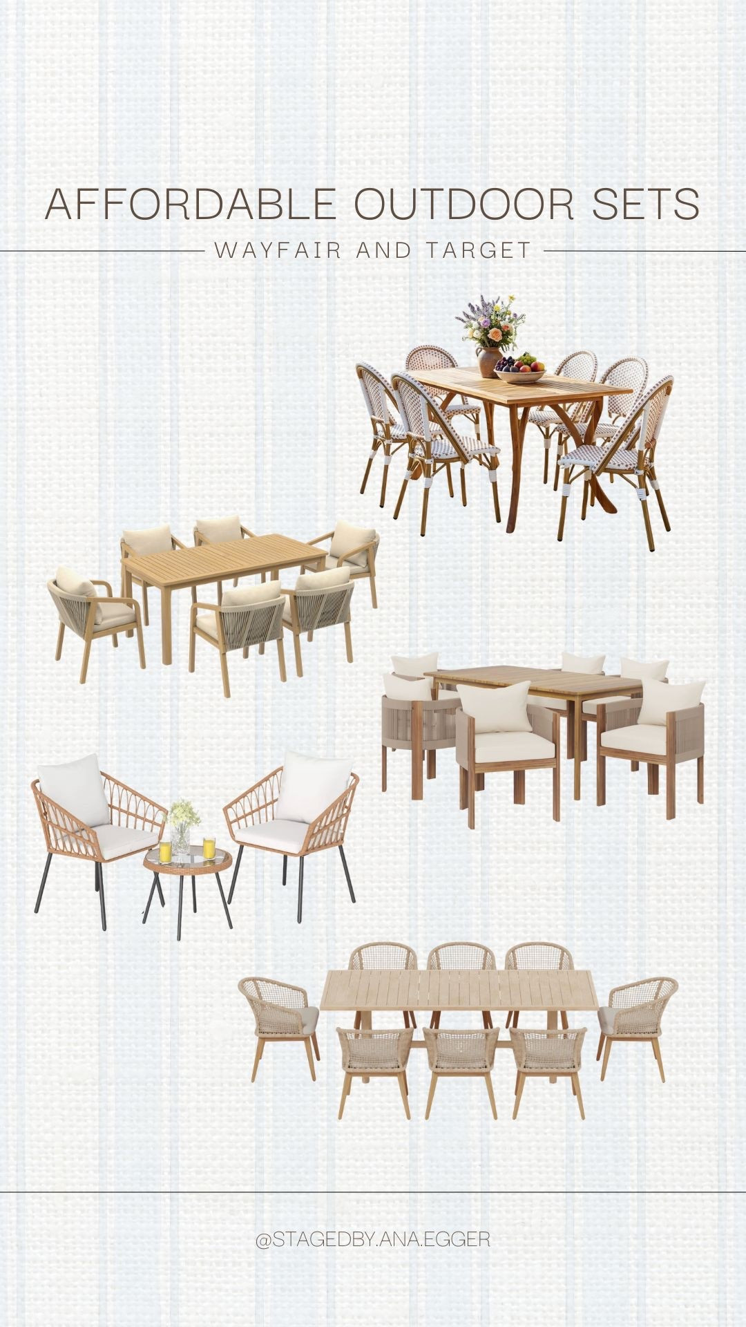 Outdoor furniture sets!

#LTKSeasonal #LTKHome