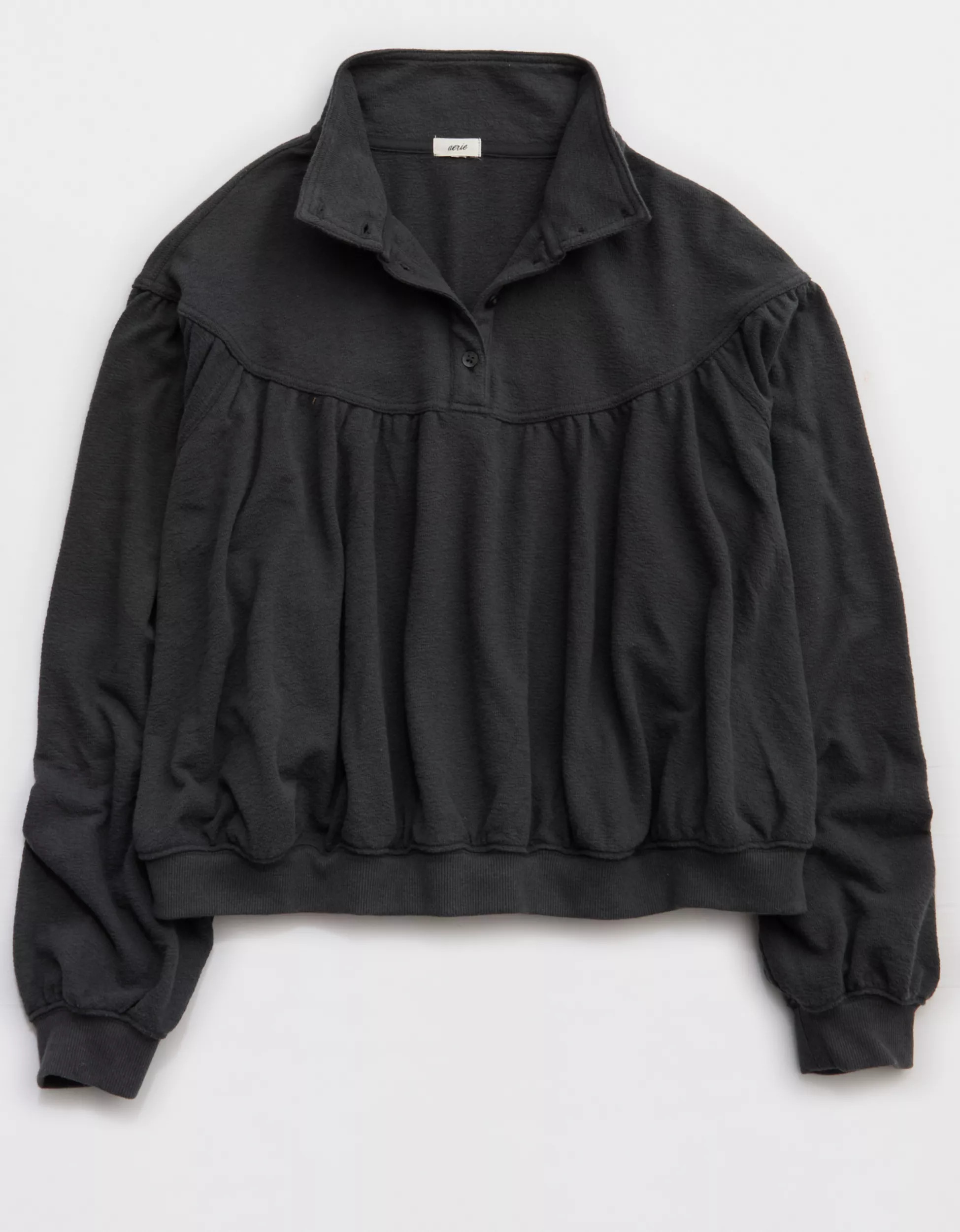 Aerie Soft Life Button Sweatshirt | Aerie