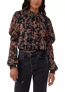 Clarissa Printed Top | Belk
