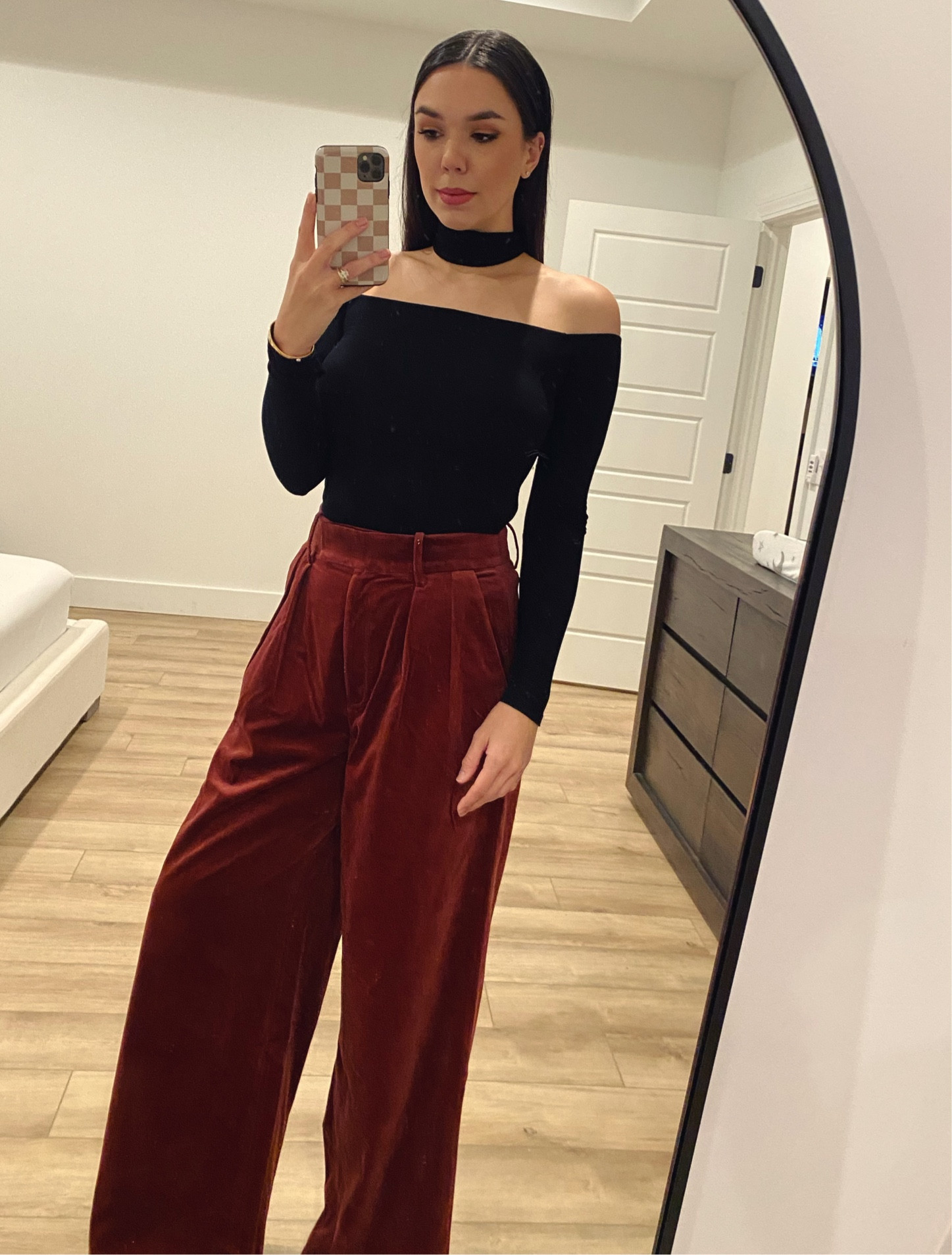 Veluro Relaxed Velvet Pant curated on LTK