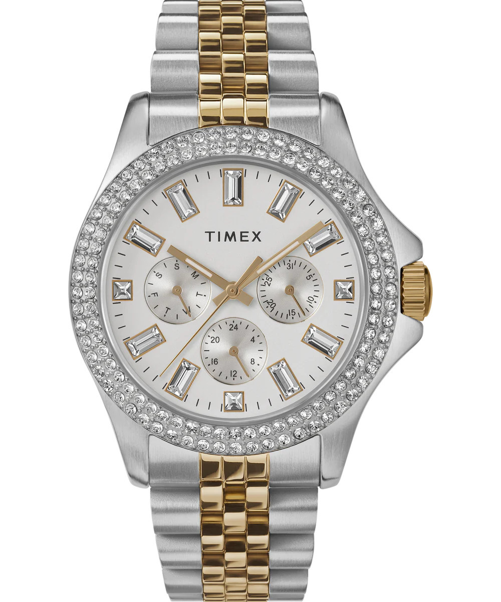 Kaia Multifunction 40mm Stainless Steel Bracelet Watch | Timex