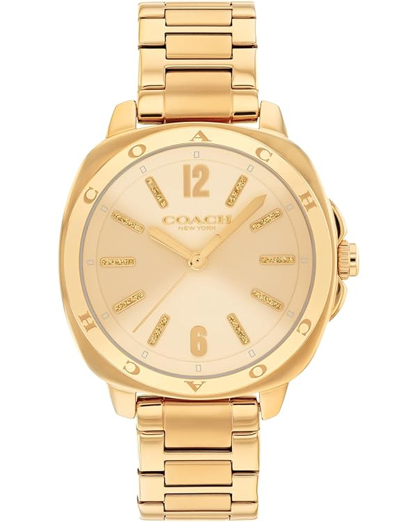 Coach Kitt Women's 3H Quartz Watch – 34 mm Stainless Steel Case – Link Bracelet – Stylish F... | Amazon (US)