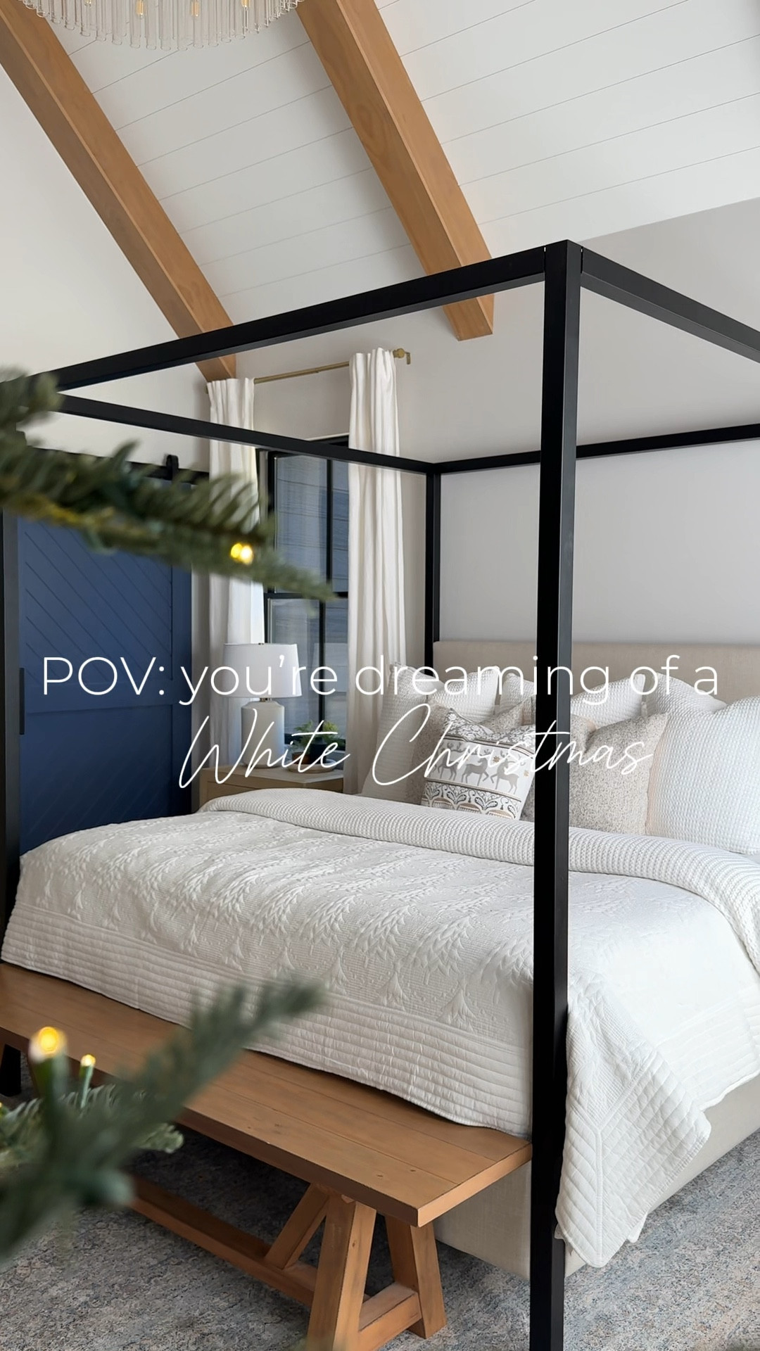 Embracing the magic of a white Christmas with my new @levtexhome bedding! The embroidered trees bring a cozy winter wonderland to my bedroom. And the waffle knit duvet is extra cozy. There’s nothing better than snuggling up in this festive warmth. 

Comment SHOP for links to this quilt and waffle knit duvet as well as some of my other favorites from Levtex Home.  I’ve also linked them in my LTK shop so you can shop directly from there. 

 #CozySeason #WinterVibes 
#levtexhome #levtexbedding
#masterbedroom #primarysuite #ownerssuite #modernfarmhouse #quilt #waffleduvet #christmasbedding #whitebedding

#LTKHoliday #LTKSeasonal #LTKHome