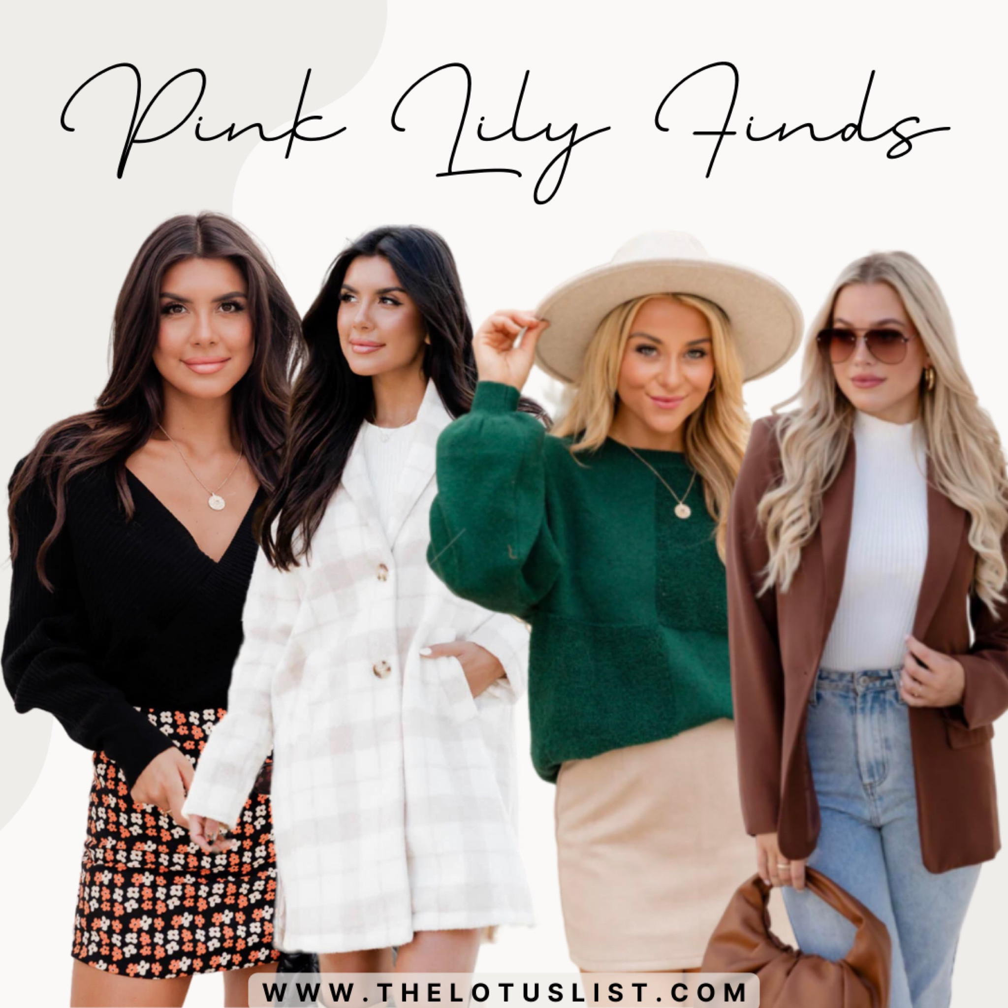 Pink Lily Finds

LTKGiftGuide / LTKHoliday / LTKHolidaysale / ltkfindsunder50 / ltkfindsunder100 / LTKshoecrush / ltkhalloween / LTKsalealert / LTKstyletip / LTKworkwear / fall outfit / fall outfits / winter outfit / winter outfits / ugg dupe / sweater dress / cream coat / winter coat / coat / green sweater / sweater / sweaters / bomber jacket / blazer / brown blazer / bodysuit / black bodysuit / dress / pink lily / pink lily boutique 

#LTKSeasonal #LTKplussize #LTKmidsize