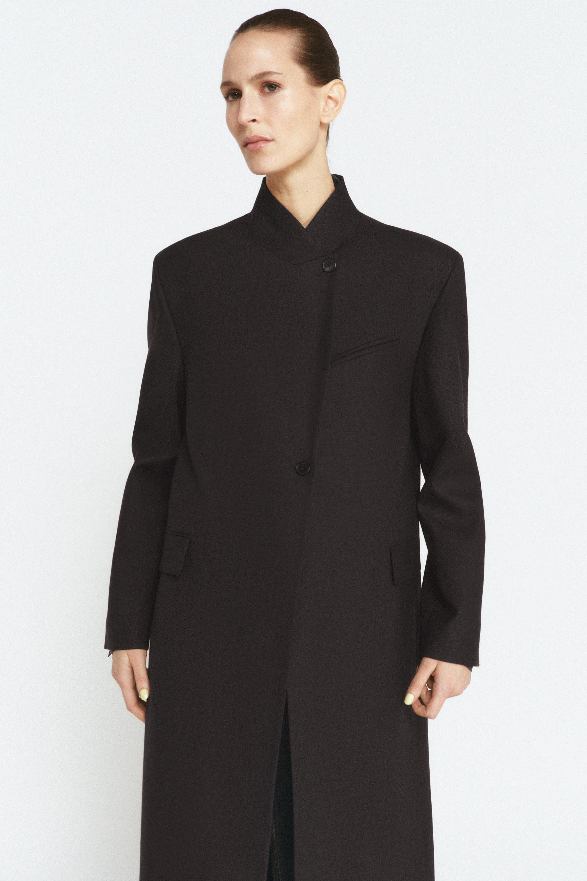 ZW COLLECTION LIMITED EDITION WOOL BLEND FROCK COAT | Zara US