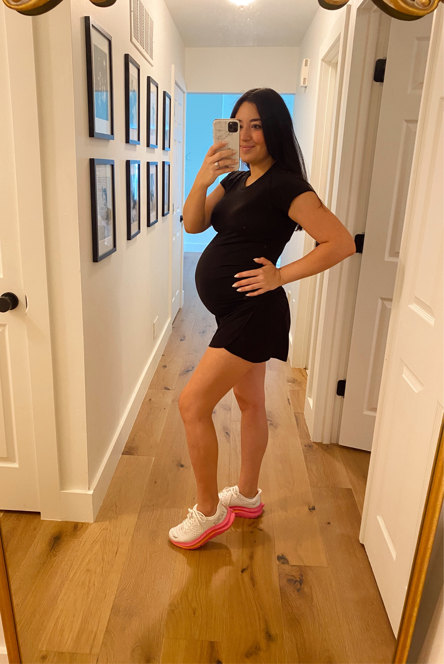 One of my go to outfits lately! These Lululemon maternity short dupes are my favs! 

#LTKshoecrush #LTKFind #LTKbump