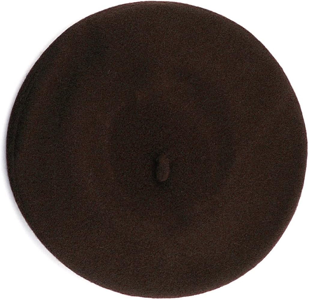 NYFASHION101 French Style Lightweight Casual Classic Solid Color Wool Beret | Amazon (US)
