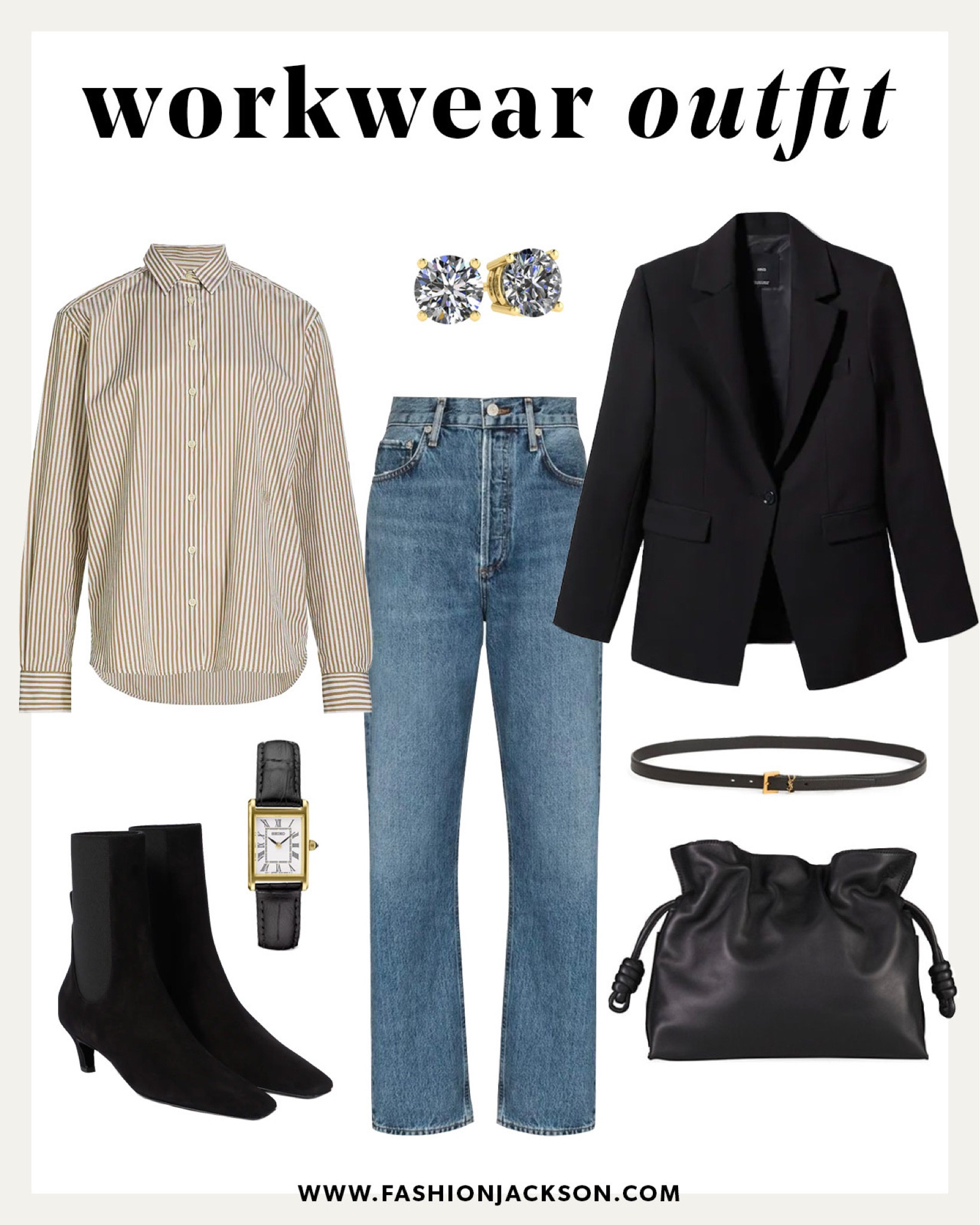 Workwear outfit idea #winterfashion #workoutfit #winteroutfit #agolde #blazerlook #businesscasual #fashionjackson

#LTKshoecrush #LTKworkwear #LTKstyletip
