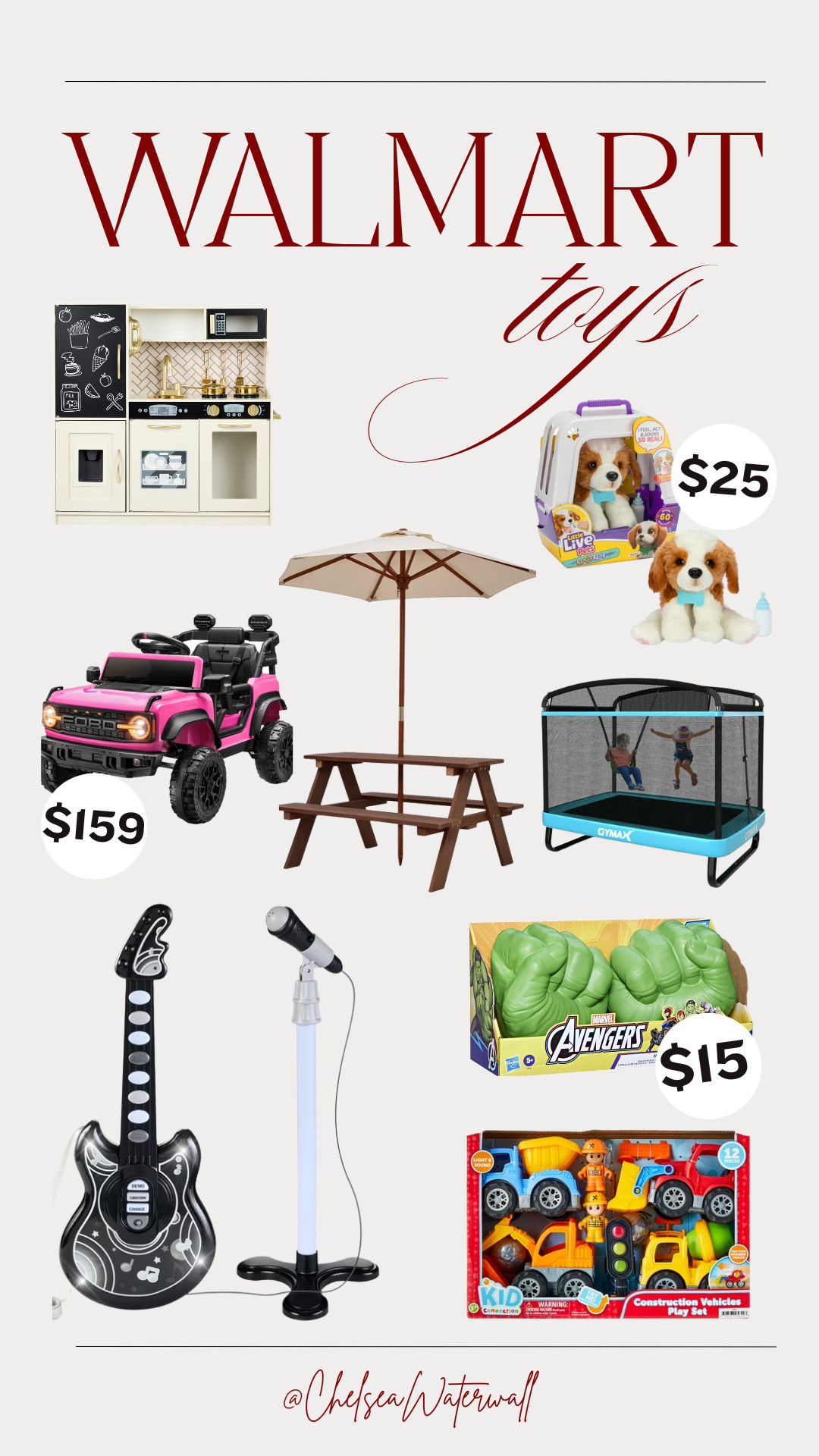 Happy Cyber Monday! Here are my picks for the best toys from Walmart for both boys and girls. They're having amazing discounts! Isn't a pink jeep the dream? 

 #LTKCyberWeek #LTKGiftGuide #LTKHoliday