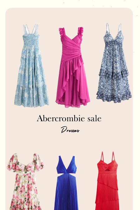Abercrombie is having a sale on dresses! Found some cute dresses for wedding guest, special occasion or fun date night! 

#LTKsalealert #LTKwedding #LTKU