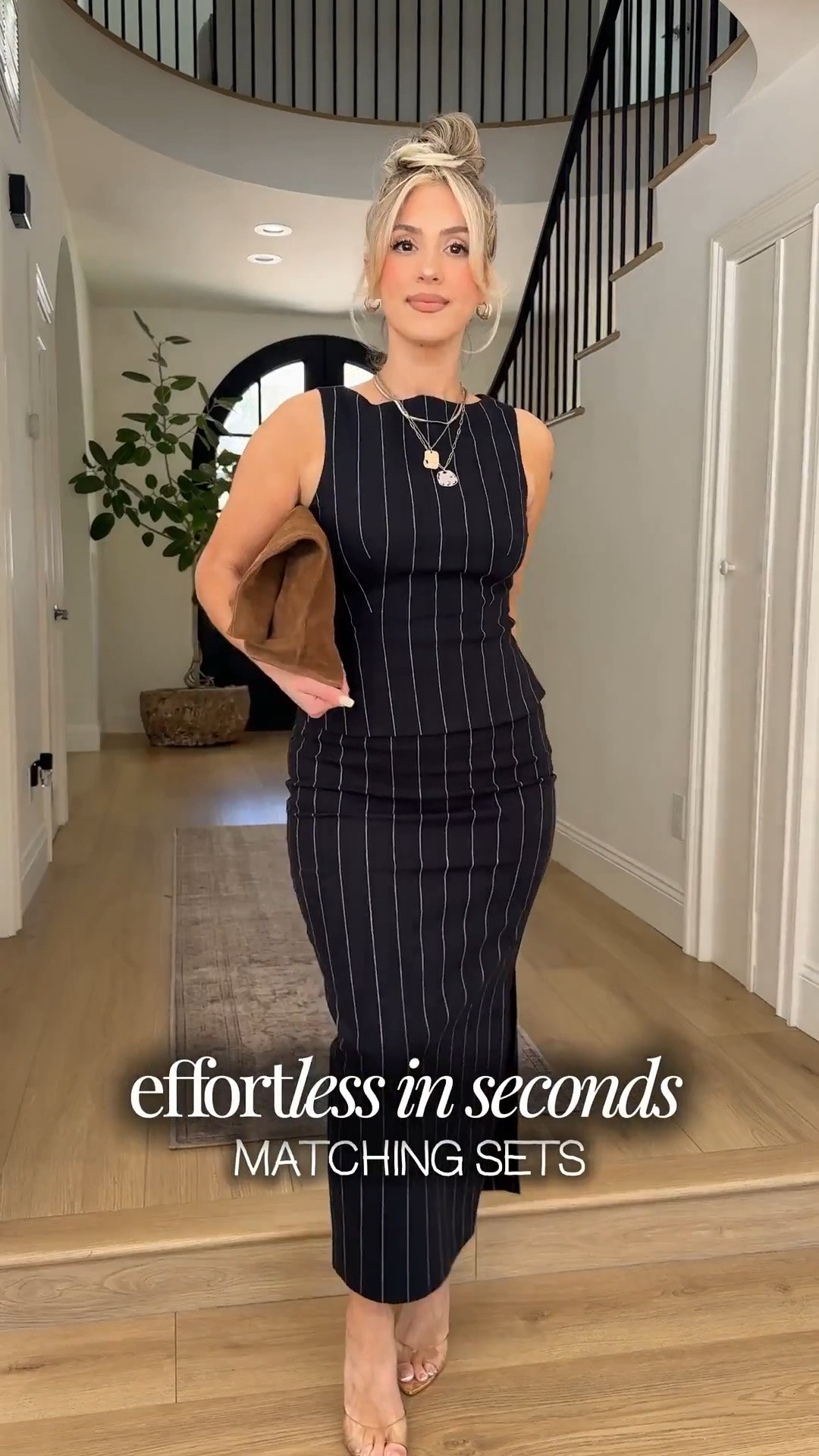 Get ready in seconds with these matching sets from @Express instant fall outfits 🤎

XS in tops + skirts (or size 2) 
Size 4 in pants

#LTKgrwm #LTKootd #LTKU